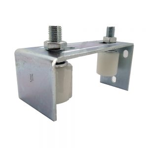 Caja guía soporte en L. 2 rodos