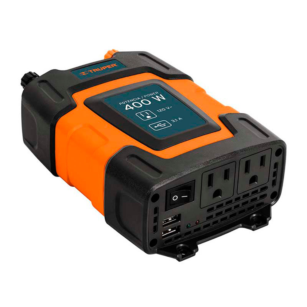 Inversor De Corriente 400w, Marca Truper.