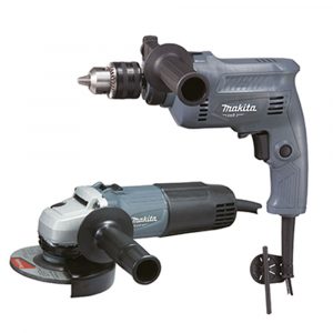 Kit Mini Esmerilador Angular Y Rotomartillo, Marca Makita.