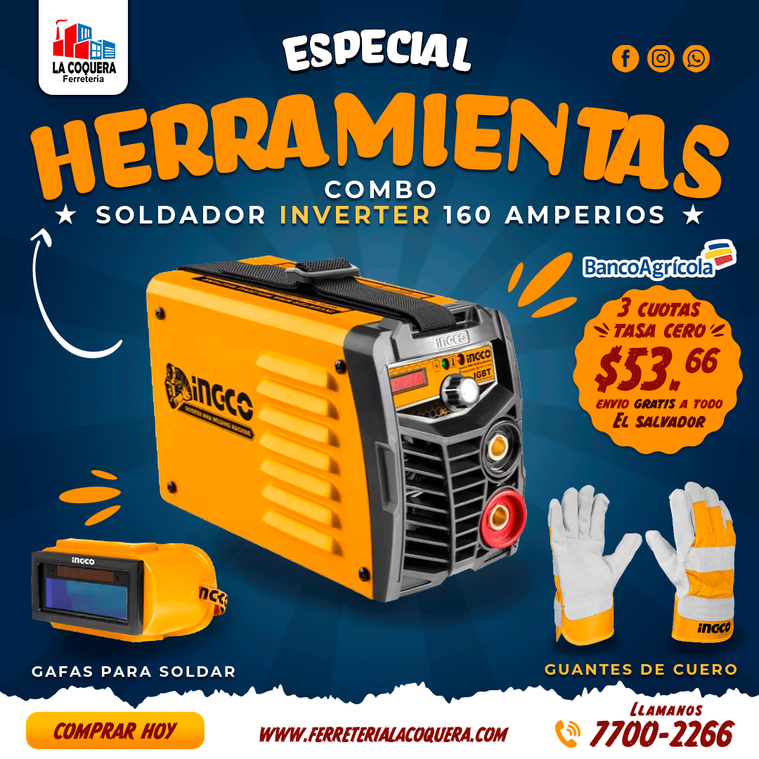 Combo Soldador Inverter 160A
